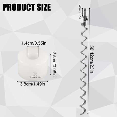 Diegimr nylon auger bushing for smooth rotation and durability