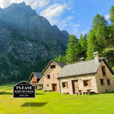 DIESOTT UV-coated sign - fade-resistant for long outdoor life.