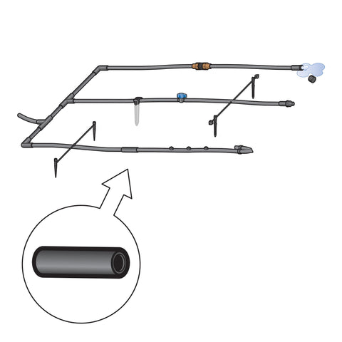 DIG watertight connection ensures reliable drip lines across varying pressure.