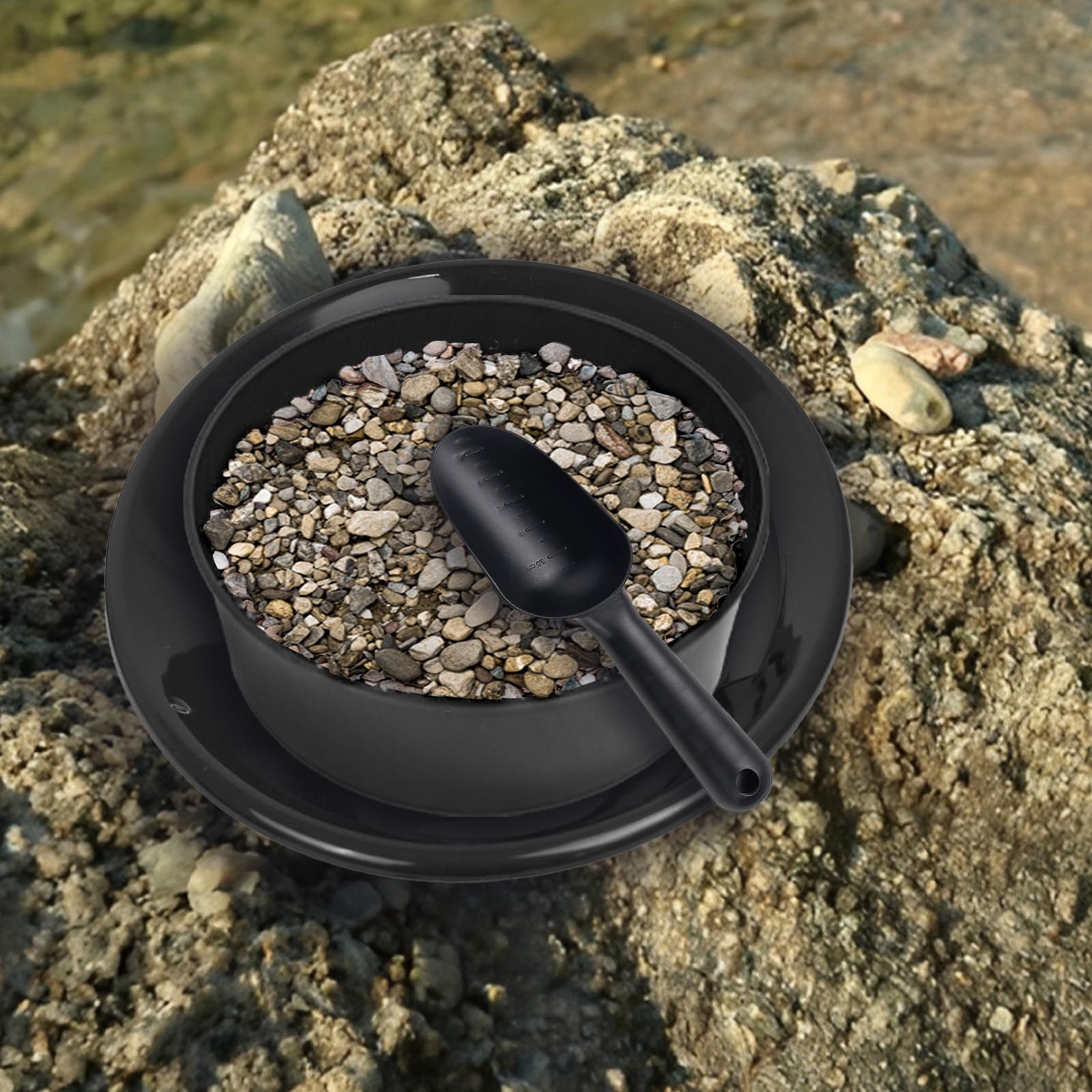 DigNew paydirt scoop and pipettes simplify sample transfer.