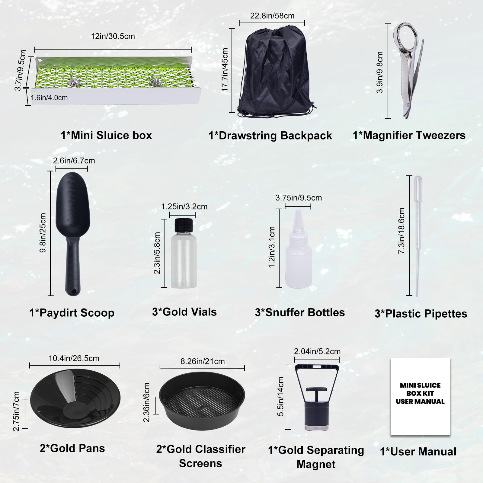 DigNew separating magnet aids quick removal of heavy fragments.