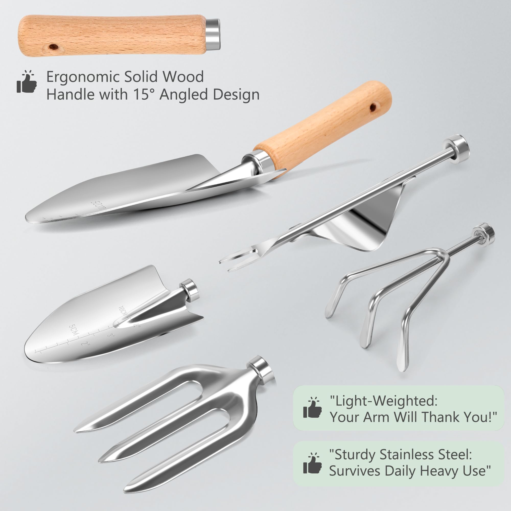 DIGOAKO stainless steel pruning shears for precise cuts