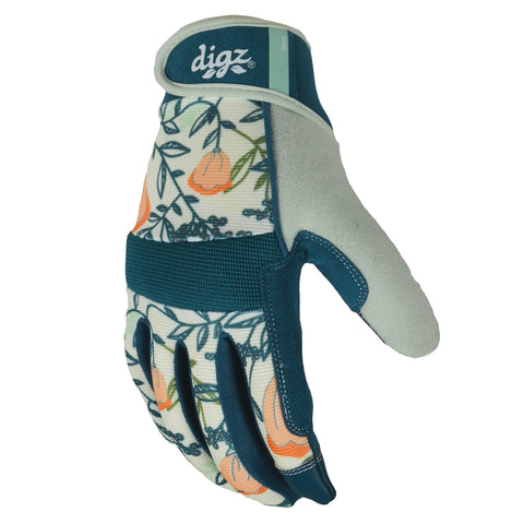 DIGZ reinforced palm gloves close-up showing durable protection for rugged tasks