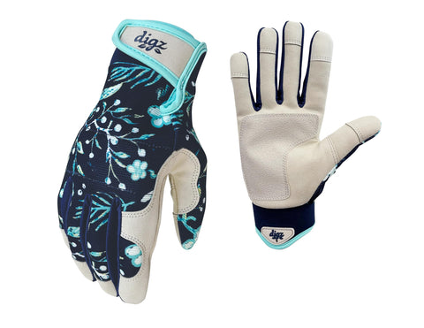 DIGZ Women's X-Large outdoor gardener gloves with reinforced palm for durability