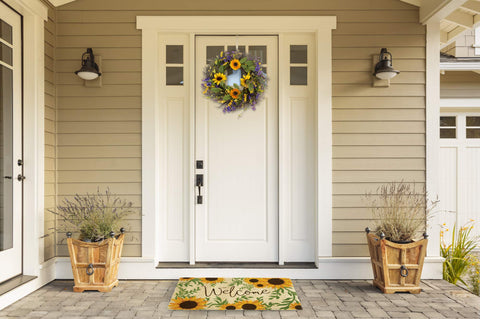 DII Coir Bristles Scrape Dirt for a cleaner entrance.