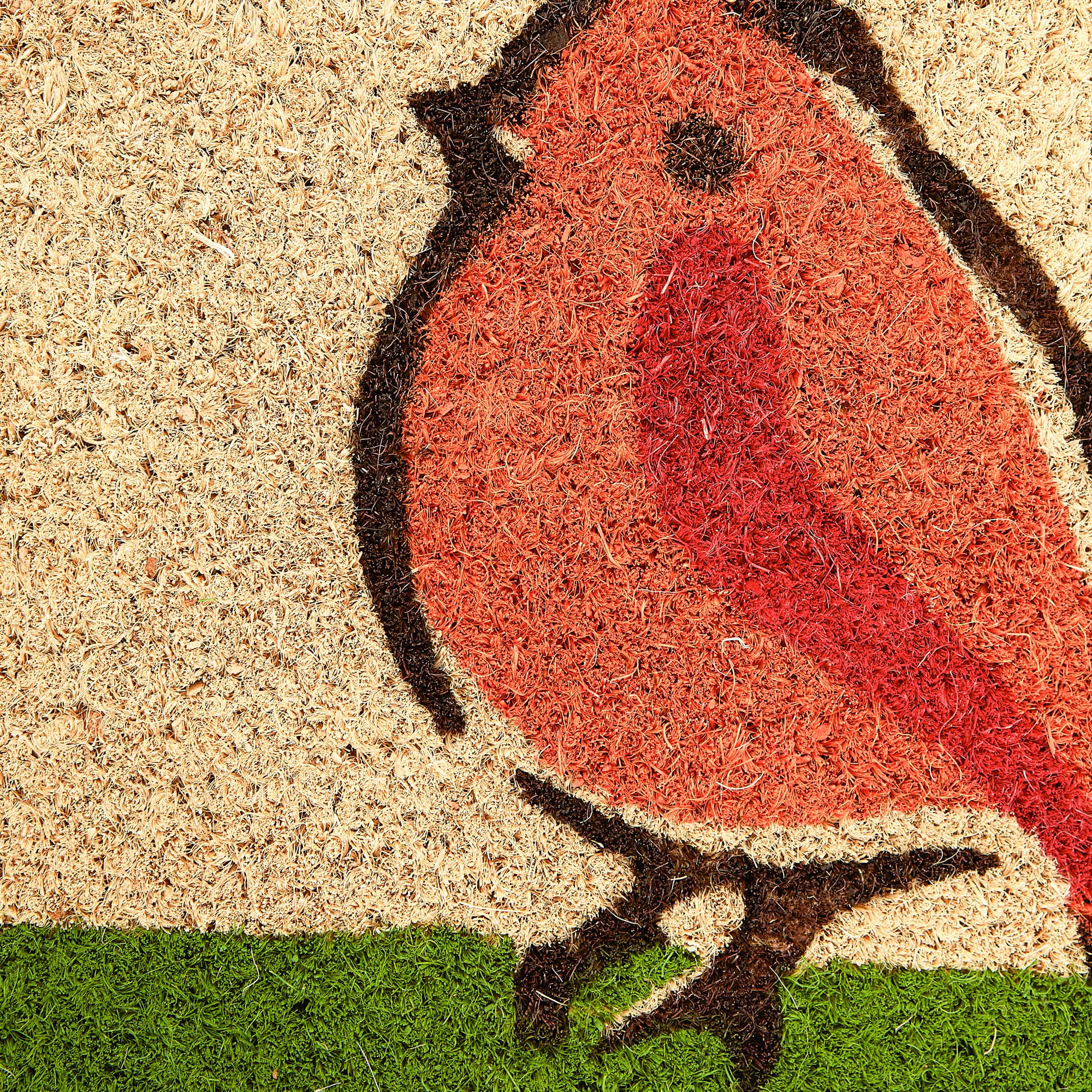 DII doormat anti-slip backing detail helps keep it securely in place