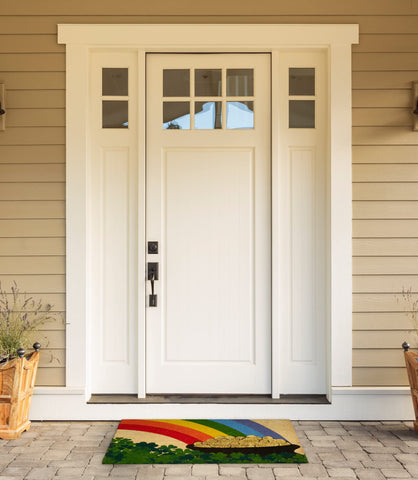 DII doormat with non-slip backing stays in place