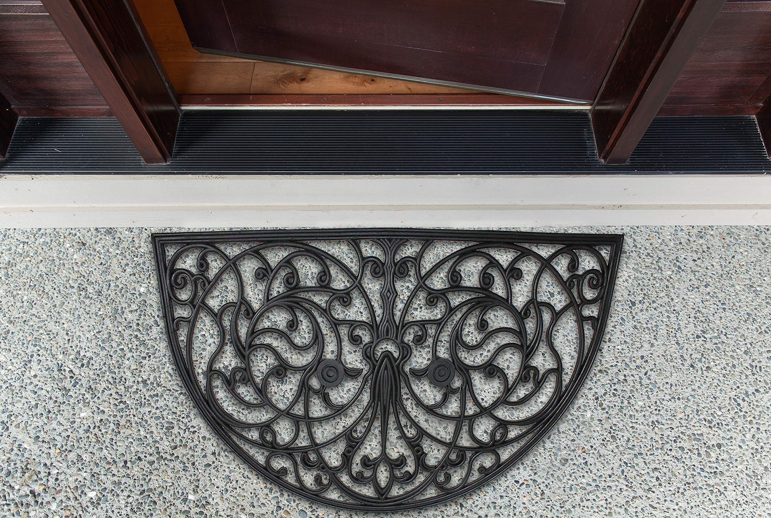 DII doormat for back porch or garage keeps debris outside