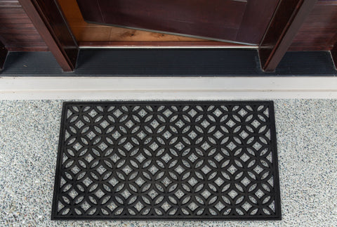 DII rubber doormat back porch seal, resistant to weather and daily traffic