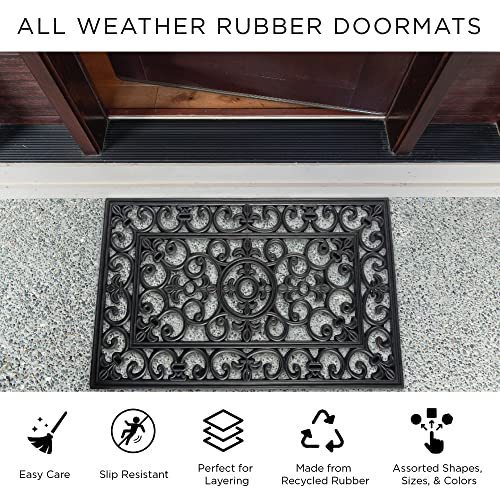 DII easy-clean rubber mat rinses clean after use