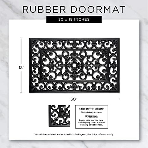 DII nonslip doormat provides stable footing for safe entry