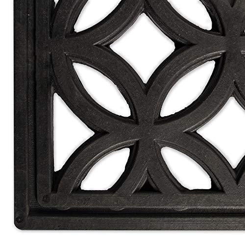 DII rubber doormat water drainage design helps water runoff away from your entry
