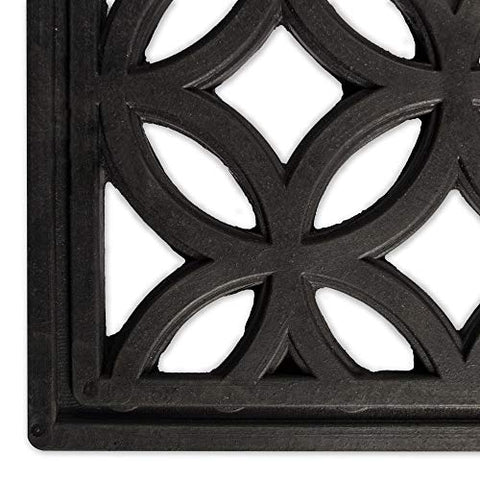 DII rubber doormat water drainage design helps water runoff away from your entry