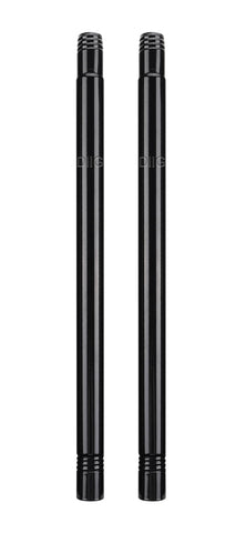 DIIG one-foot extension rod in black for flagpoles, adds flexible reach.
