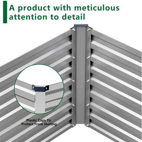 DIIYIV corner protection pads keep gardeners safe while handling the raised bed.