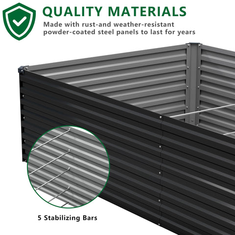 DIIYIV ideal for outdoor garden beds on patios or backyards.