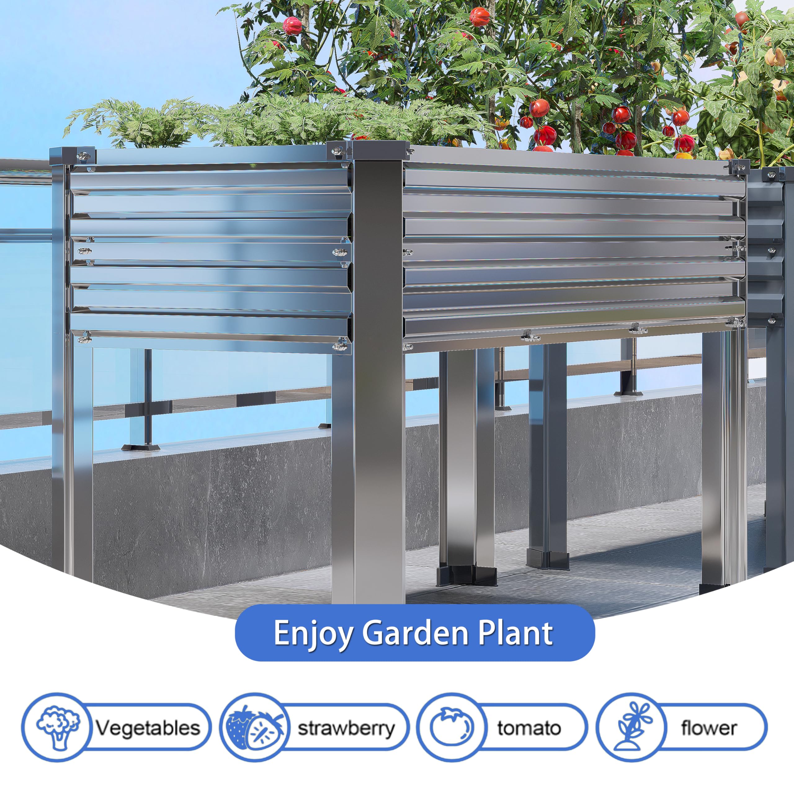 DIIYIV multipurpose garden bed for vegetables, fruits, and herbs