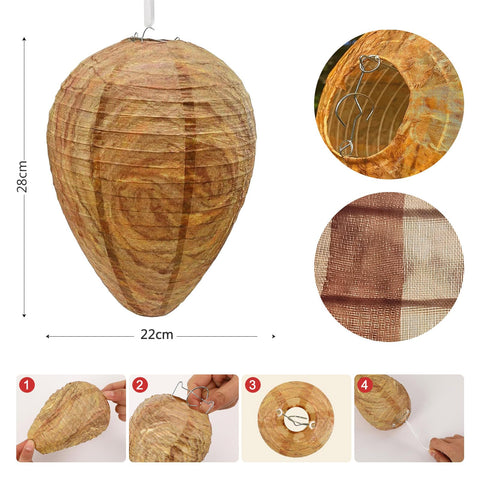 Diimoy waterproof fabric wasp nest resists wind and rain for outdoors