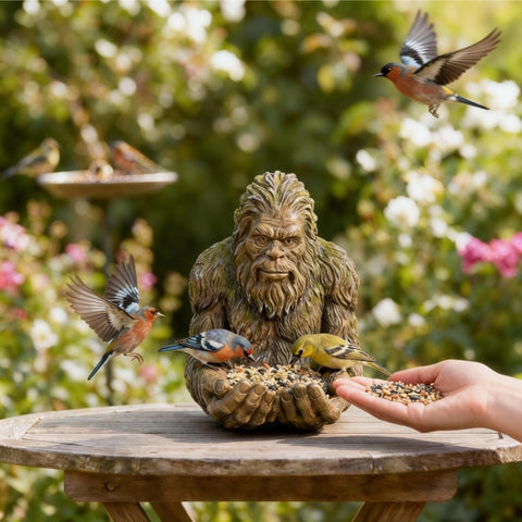 Diinou Bigfoot Gift Decor for gardeners and wildlife lovers.