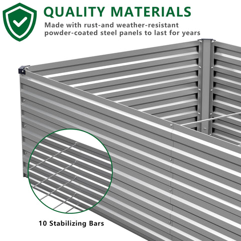DIIYIV bed supports vegetables, fruits, and herbs for diverse planting options.