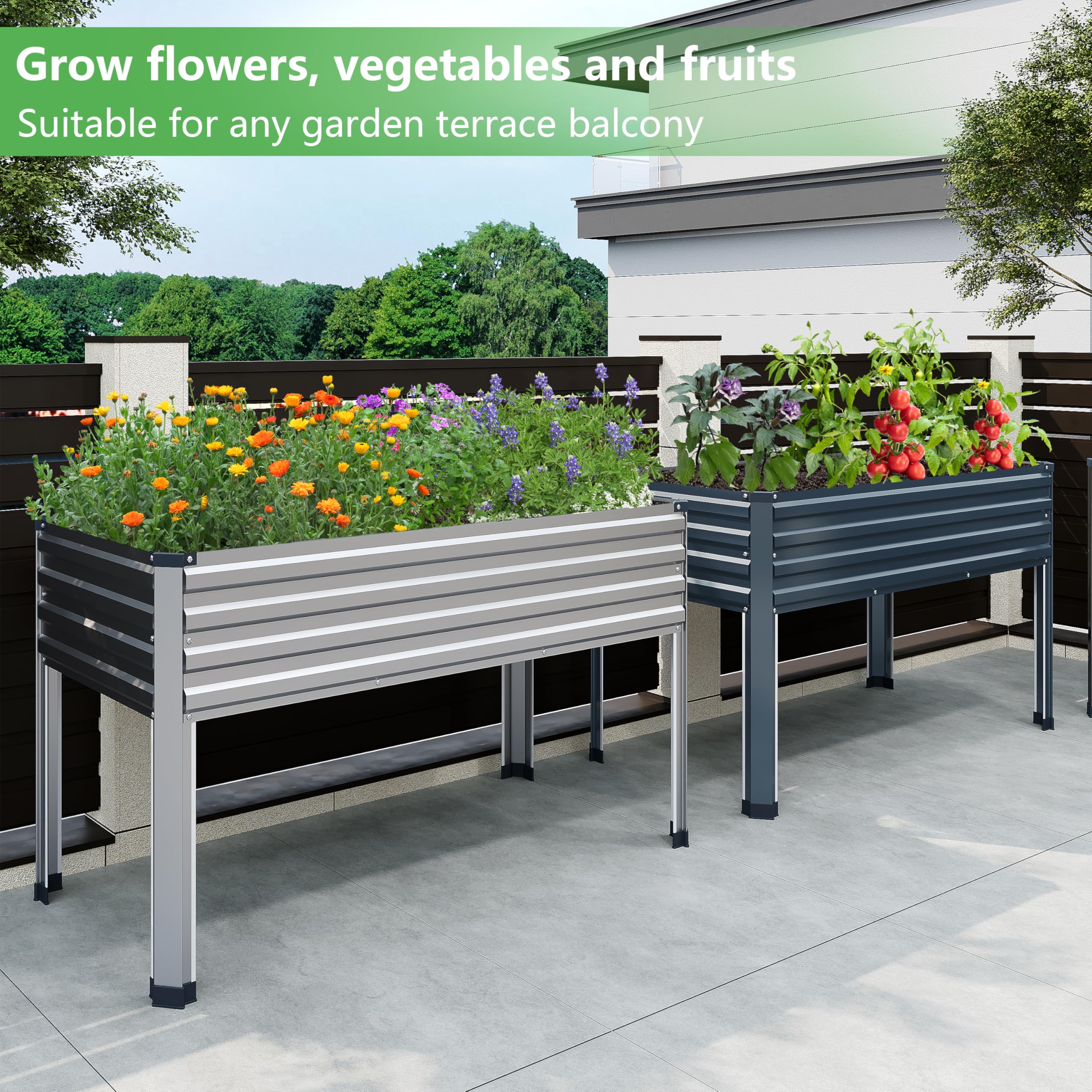 DIIYIV backyard, patio, balcony setup for versatile gardening.