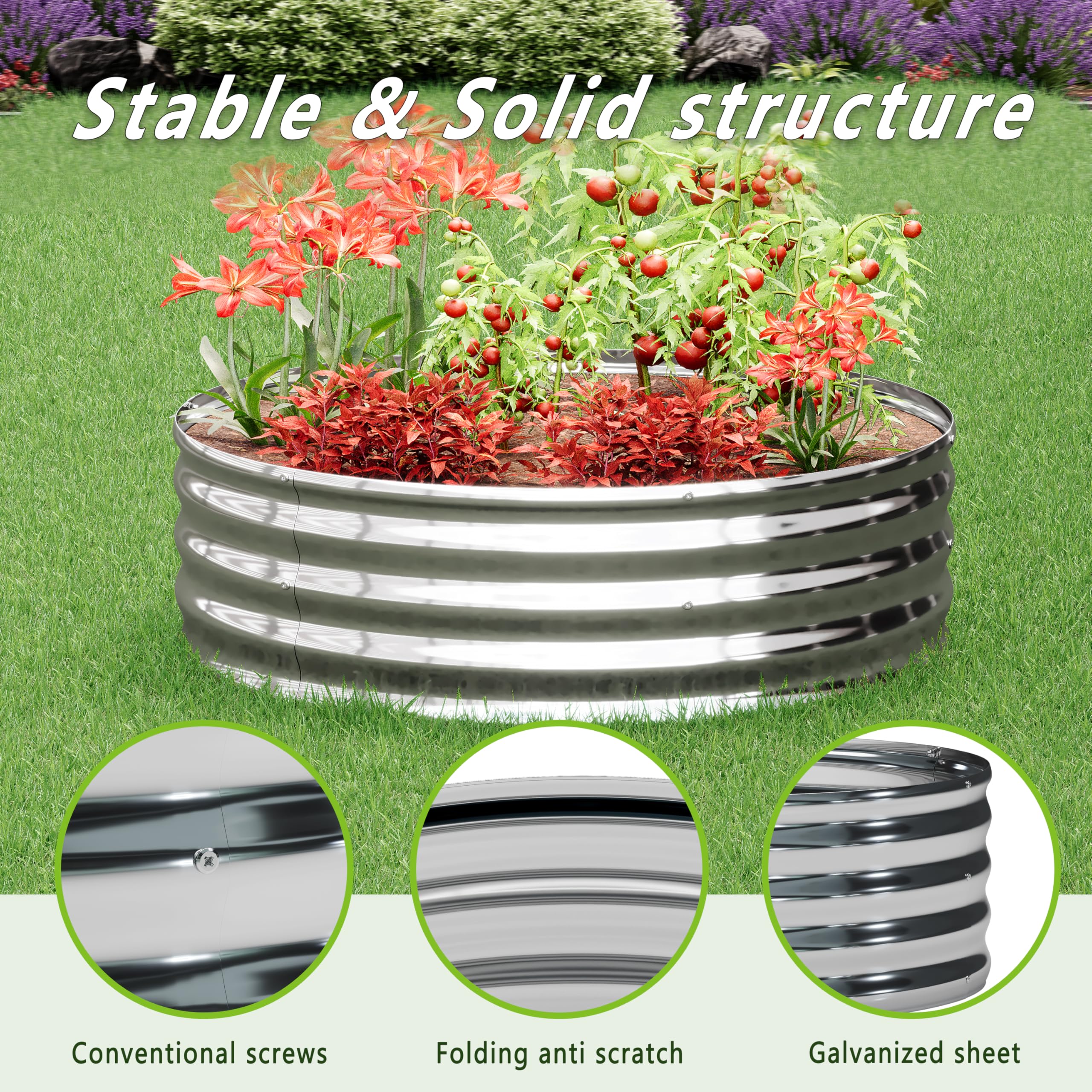 DIIYIV bottomless frame enables drainage for healthier roots
