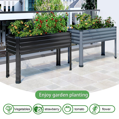DIIYIV elevated planter box ideal for patios and balconies.