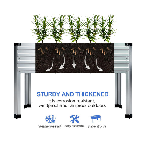 DIIYIV outdoor setup shows versatile planter for vegetables, herbs, and fruits