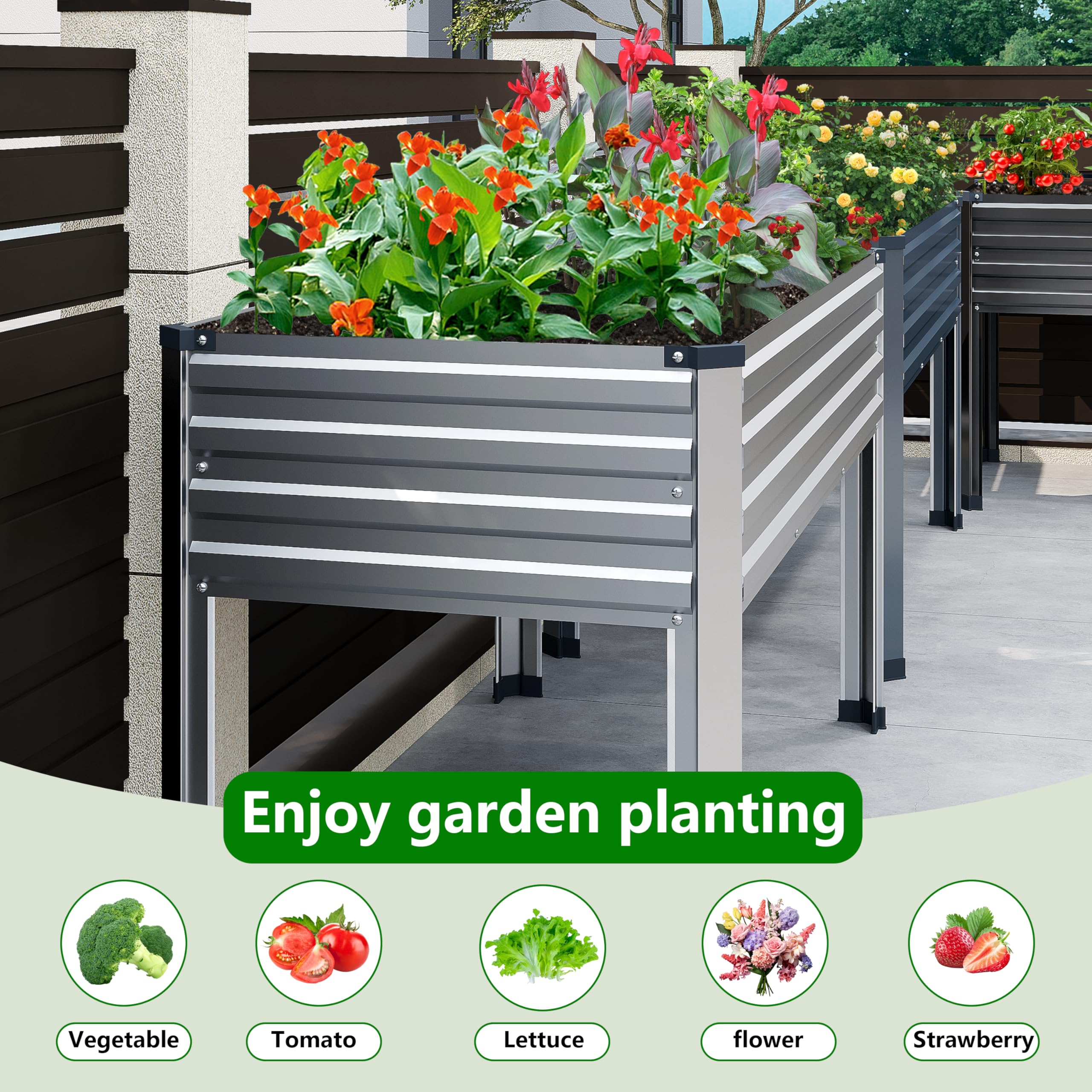 DIIYIV multi-use planter for vegetables, fruits, and herbs.