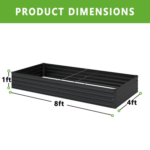 DIIYIV raised bed in outdoor space for vegetables and herbs.