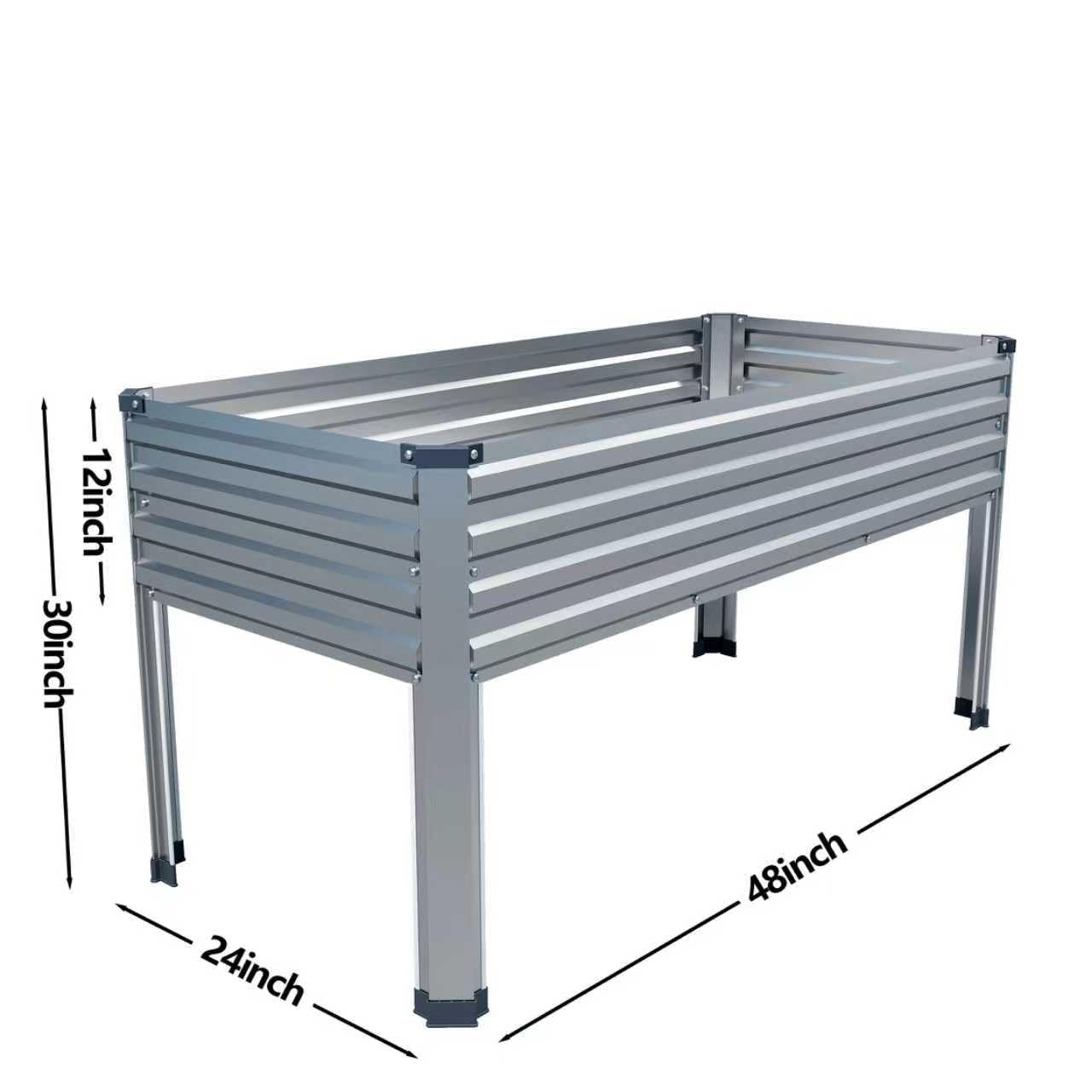 DIIYIV weather-ready finish keeps outdoor garden bed durable.
