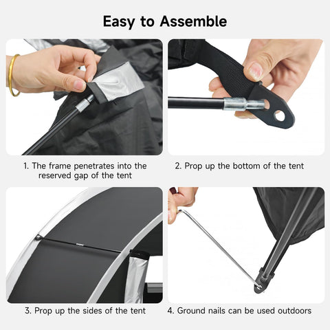 Dikutar carry bag enables easy transport and off-season storage.