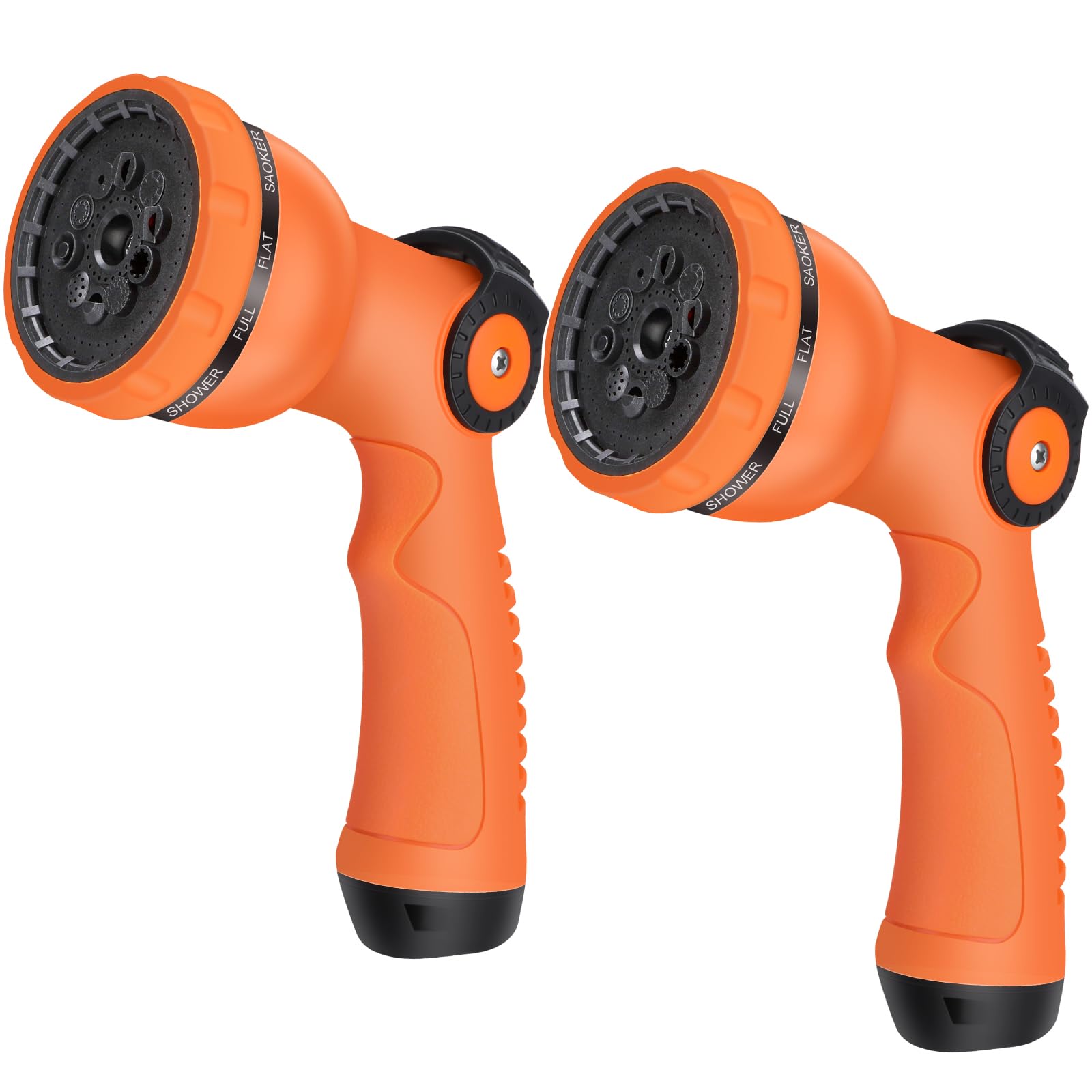 Dileogo water hose spray nozzle with 10 patterns for versatile watering and cleaning.