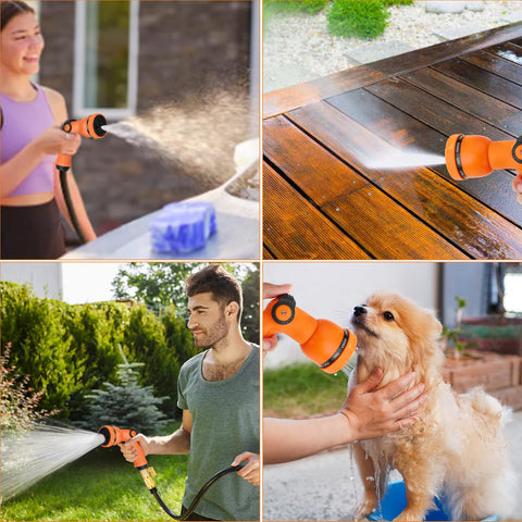 Dileogo weather-resistant nozzle endures outdoor use for gardening and cleaning.