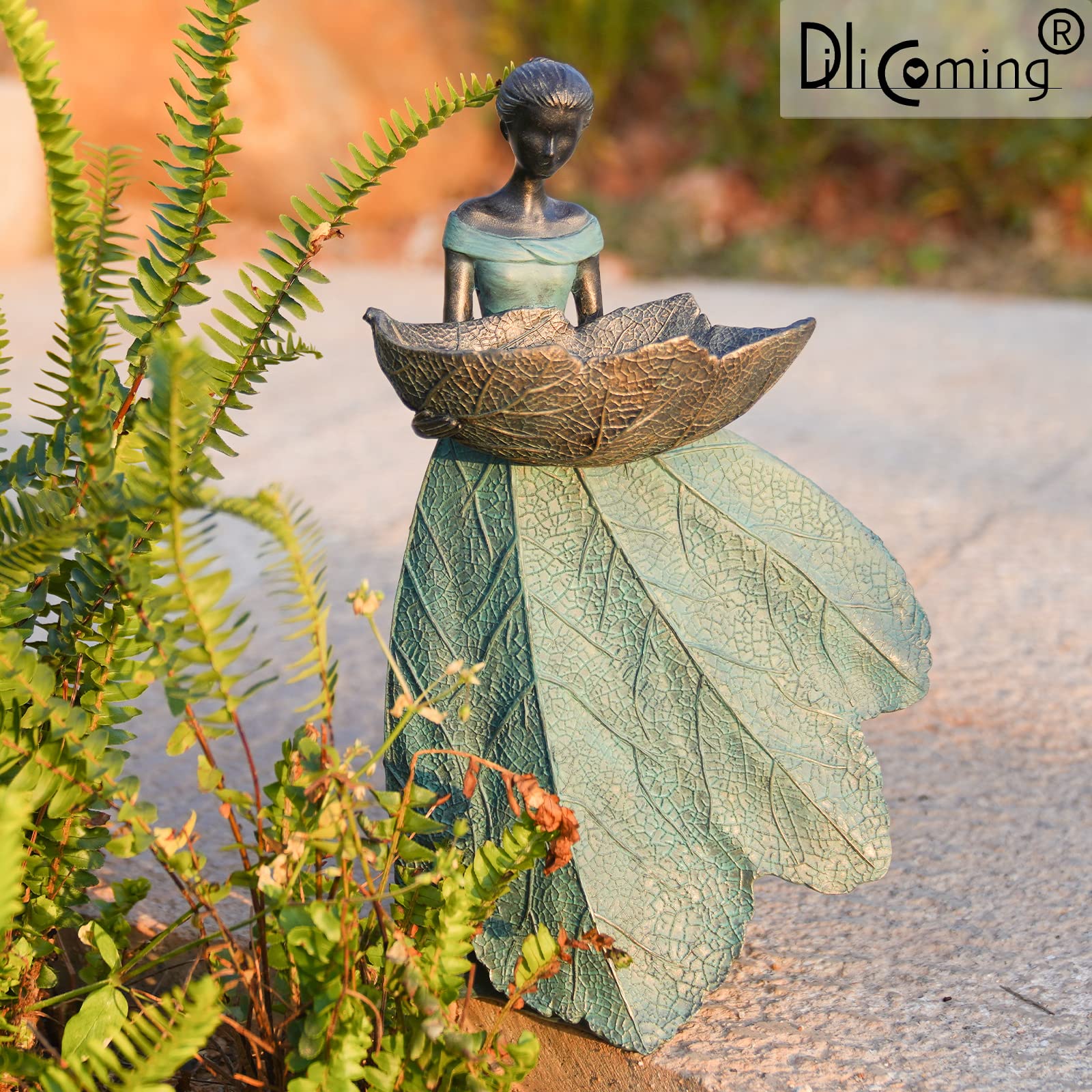 DiliComing brushed bronze finish adds classic warmth to exterior or patio spaces.