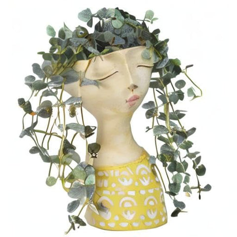 DiliComing face planter 11-inch office desk arrangement decor