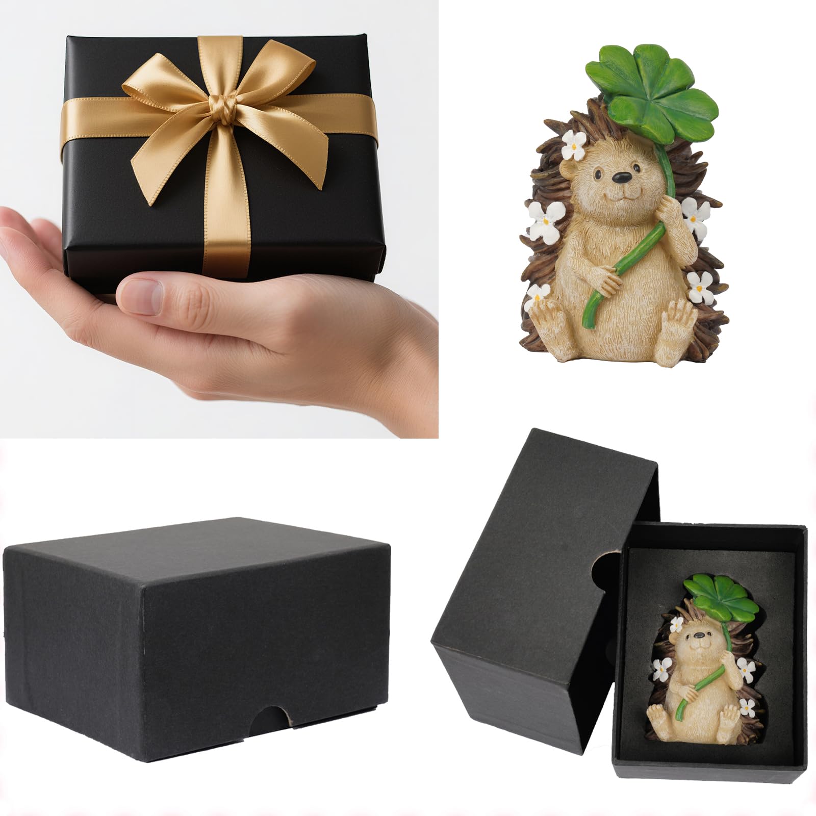 DiliComing durable resin hedgehog for busy, high-traffic rooms