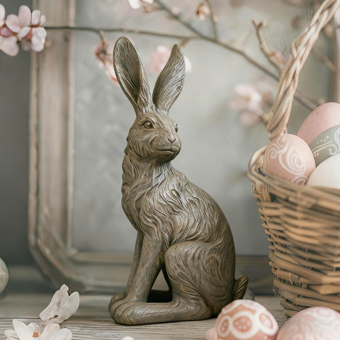 DiliComing indoor outdoor rabbit decor offers versatile placement anywhere.