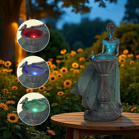 DiliComing waterproof resin statue withstands rain, sun, and frost