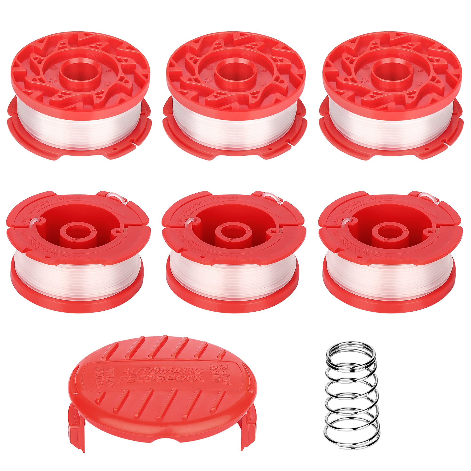 Dilsuaco CMZST0653 cap and spool close-up for quick replacement