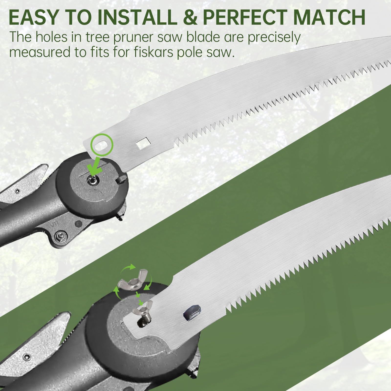 Dimakung blade demonstrates trimming branches up to 1.25 inches