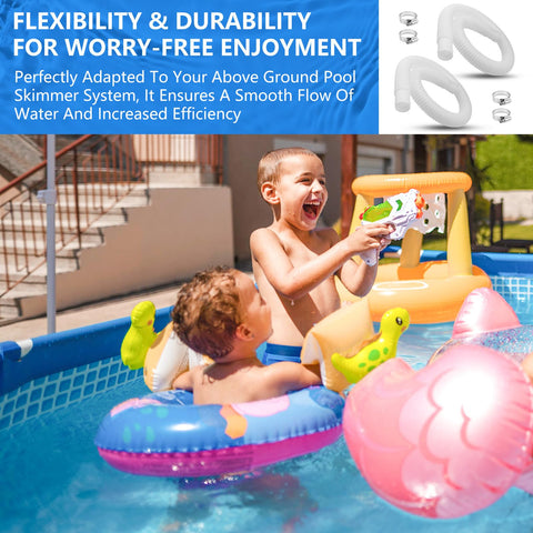 Dimakung durable, UV-resistant hose withstands sun exposure.