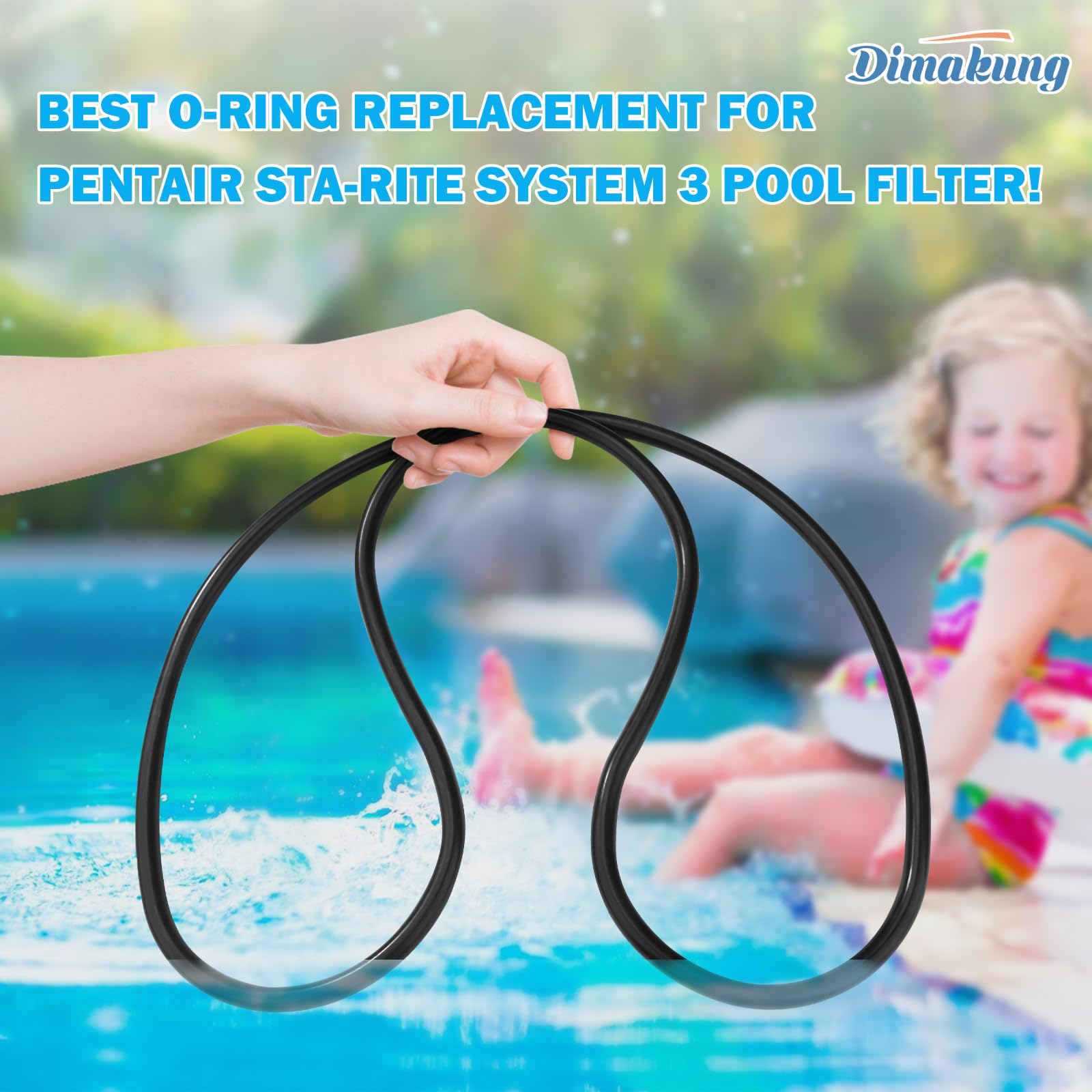 Dimakung easy-installation pool filter o-ring minimizes downtime and maintenance.