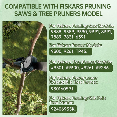Dimakung extendable-pruner-fitment demonstrates Fiskars compatibility.