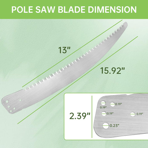 Dimakung high-speed-steel blade offers durable performance and long edge life.
