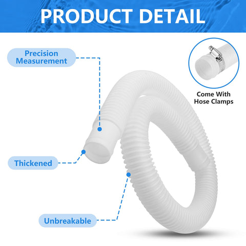 Dimakung two-pack clamps offer secure, leak-free connections.