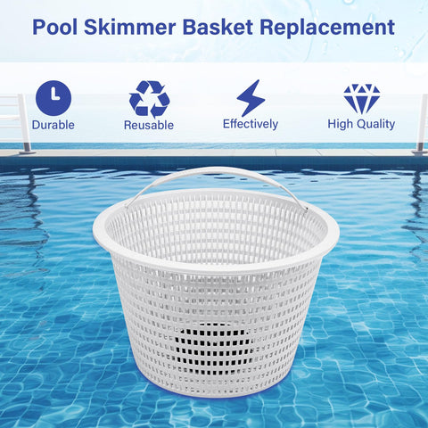 Dimakung inground pool filter basket designed to reduce clogs