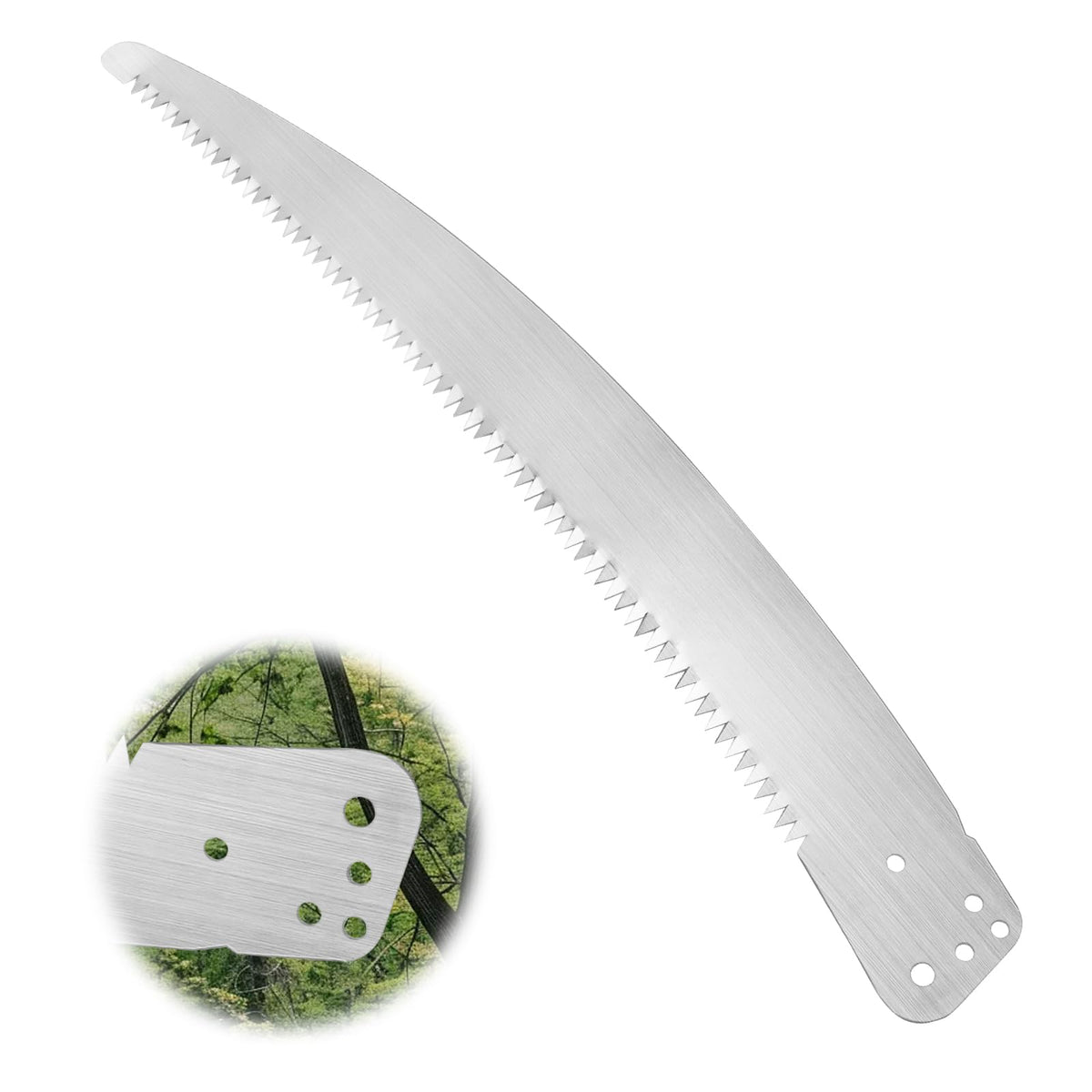 Dimakung 15inch blade with sharp-teeth for precise pruning.