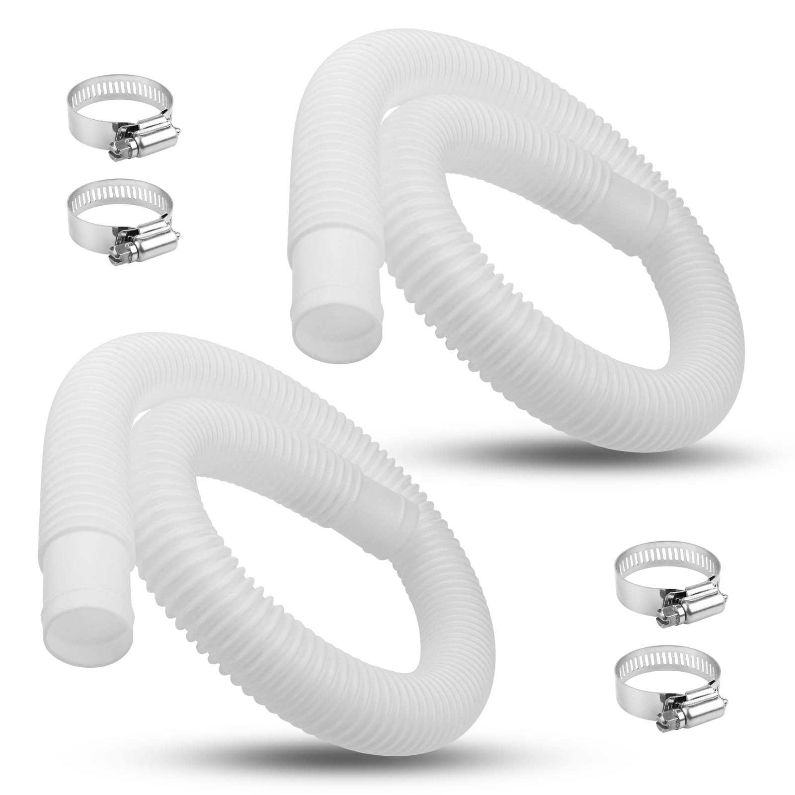 Dimakung pool hose connection shows snug fit with Intex skimmers.