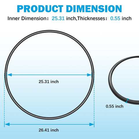 Dimakung compatible o-ring for S8M500 and S8M150 ensures reliable sealing.